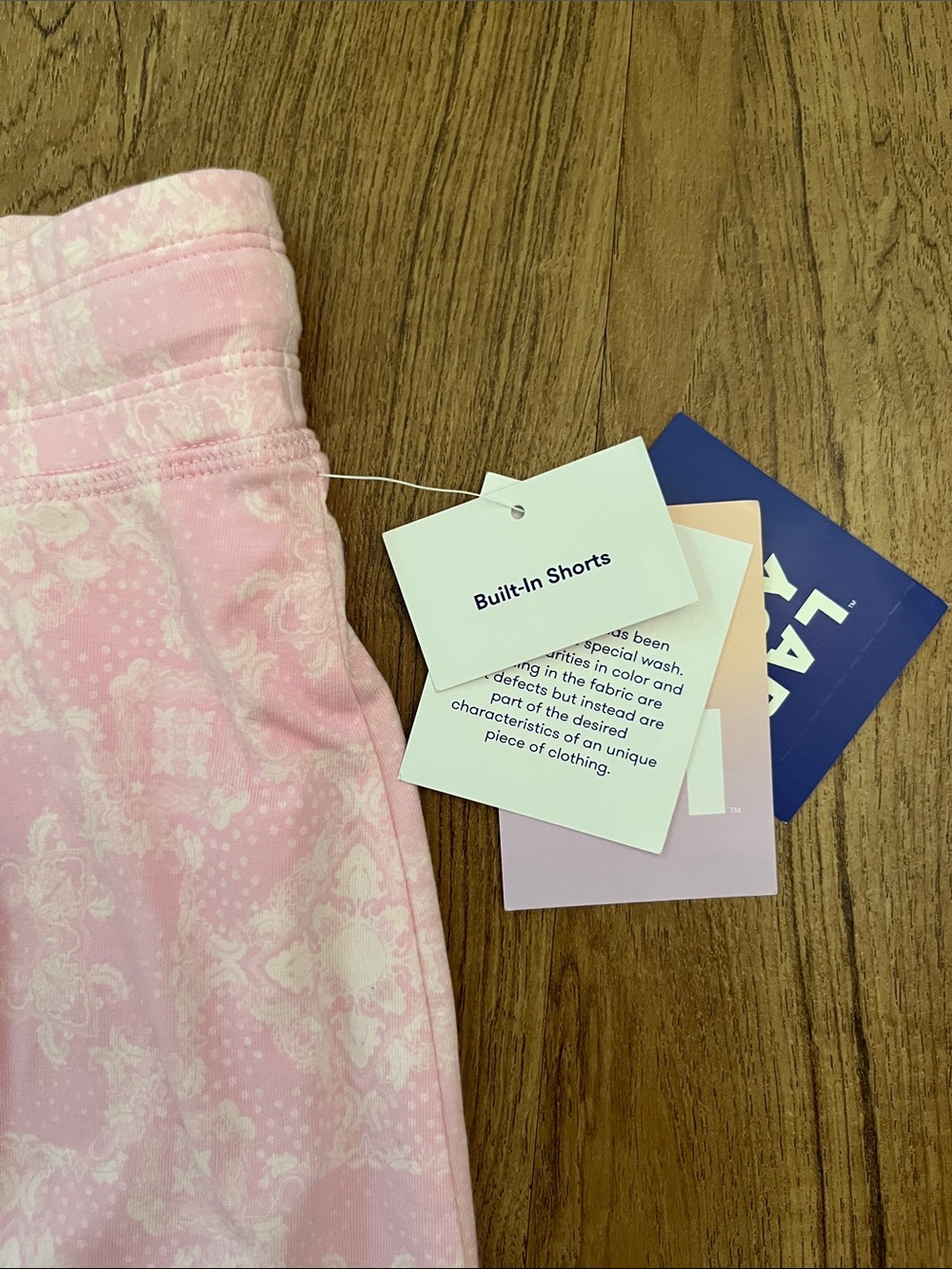 NWT JoyLab Washed Jersey Slit Skort Pink Bandana Print - Picture 5 of 14